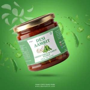 Green Chilli & Garlic Pickle