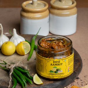 Lemon,Garlic & Green Chilli Pickle
