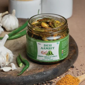 Green Chilli & Garlic Pickle